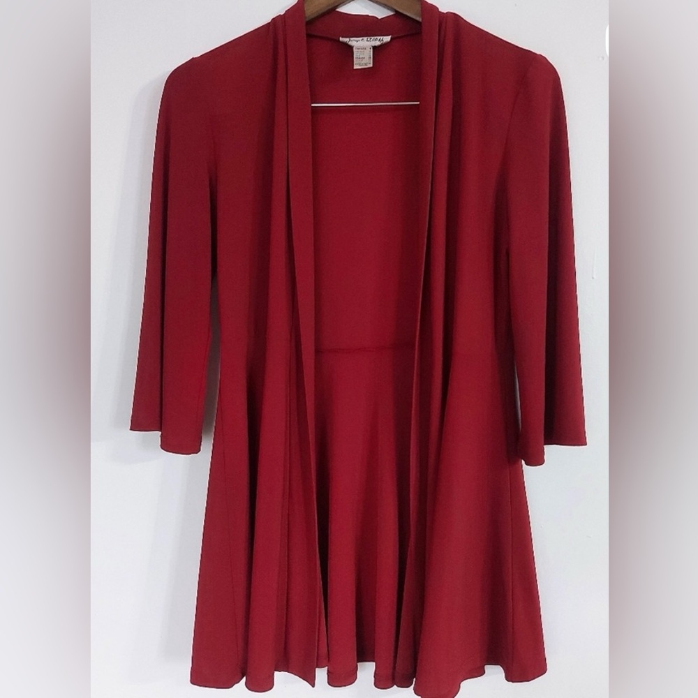 Joseph Ribkoff Red Cardigan - Picture 4 of 7